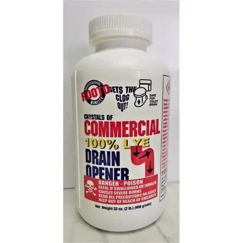 Rooto 1033-N-XCP12 Drain Cleaner Crystals 32 oz - pack of 12