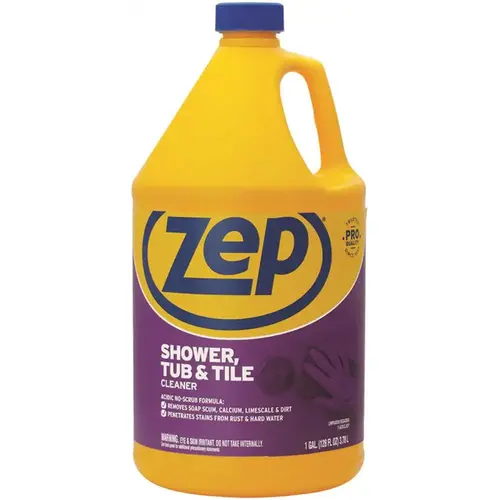Zep, Inc. ZUSTT128 Commercial 1 Gal. Shower Tub & Tile Bathroom Cleaner