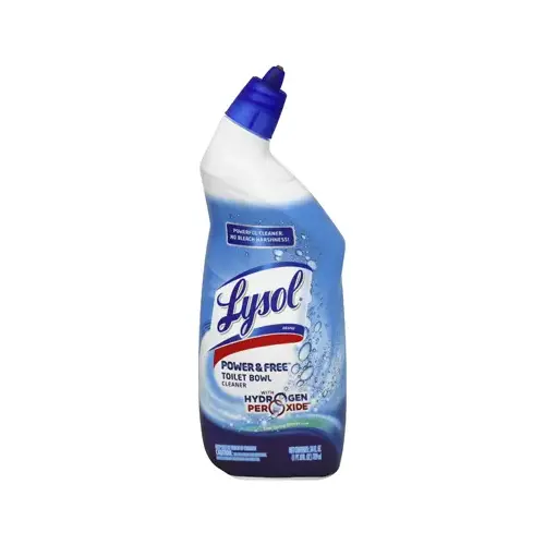 RECKITT BENCKISER 1920098011 Power & Free Toilet Bowl Cleaner With Hydrogen Peroxide, Cool Spring Breeze Scent, 24-oz.
