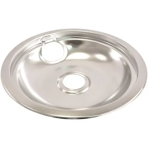 Whirlpool 00-W10196405 8 in. Electric Range Chrome Drip Pan
