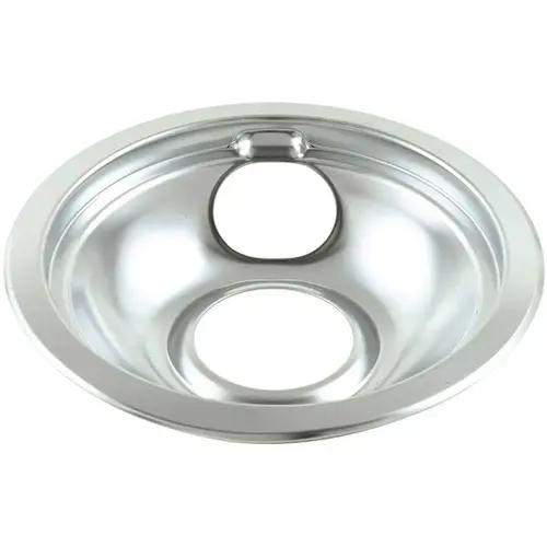 Whirlpool W10196406 6 in. Electric Range Chrome Drip Pan