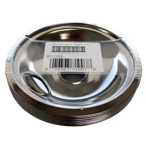 Stanco 700-8B Reflector Bowl Steel 8" W Chrome