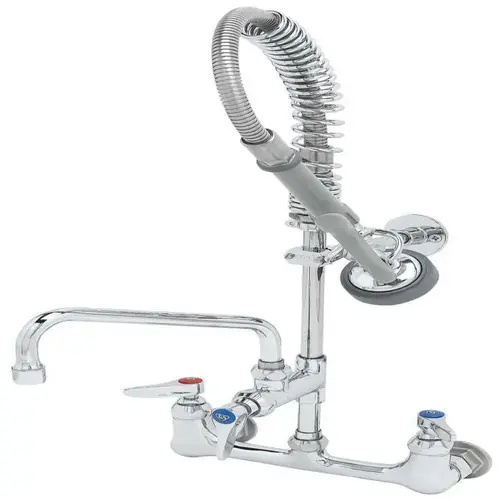 T & S MPZ-8WLN-06 T & S Brass And Bronze Mini-Pru 8 In Wall Mount