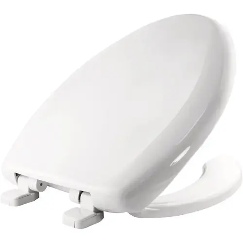 Mayfair by Bemis 1250TTA-000 Toilet Seat Elongated White Plastic Plastic