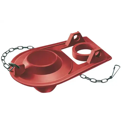 National Brand Alternative 90BF Plus 2 in. Ball Toilet Tank Flapper Red