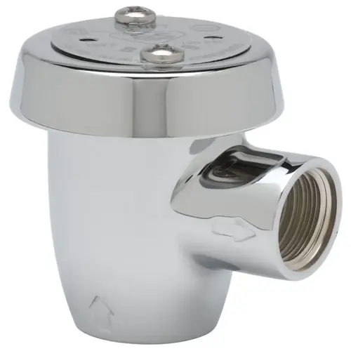 T & S B-0969 T & S Vacuum Breaker, 1/2" Npt Inlet & Outlet, Atmospheric, Polished Chrome