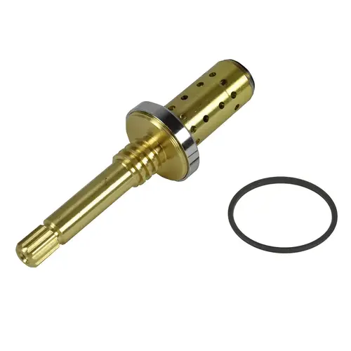 Danco 37622 Faucet Spindle, Brass, 4-29/64 in L, For: Symmons Single Handle Tub/Shower Faucets