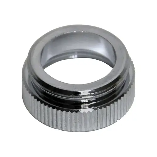 Danco 9D00010510 Aerator Adapter, 55/64-27 x 13/16-24 in, Male x Female Thread, Brass, Chrome Plated