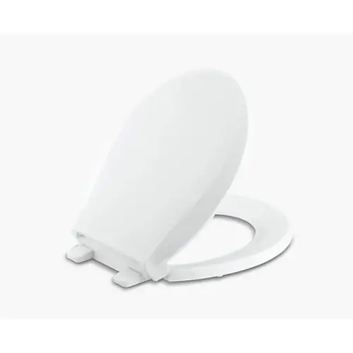 Kohler RB4639-0 Toilet Seat Cachet Slow Close Round White Plastic White
