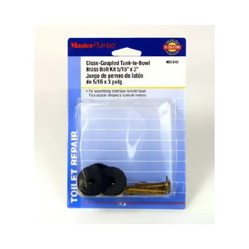 Master Plumber 403642 Toilet Tank-To-Bowl Bolt Kit