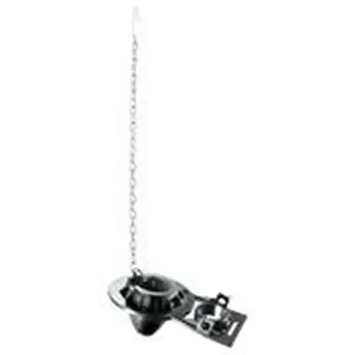 PlumbCraft 7500600T Adjustable Flapper Black For Universal Black