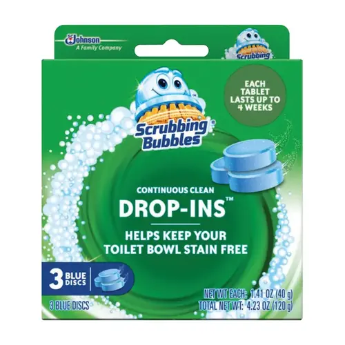 SCRUBBING BUBBLES 70480-XCP6 Toilet Bowl Cleaner, 4.23 oz - pack of 18