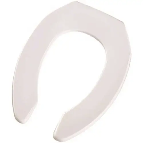BEMIS 827 000 Elongated Open Front Toilet Seat in White