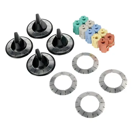 Camco 00883 Burner Knob Kit, Black - pack of 4