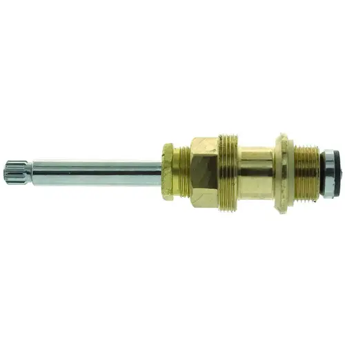 Danco 15302B Faucet Stem, Brass, 5.1 in L, For: Price Pfister Two Handle Models 10 and 12DLH Beaux Art Bath Faucets