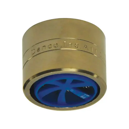 Danco 9D00010482 Faucet Aerator, 55/64-27 Female, Brass, Brushed Nickel, 1.5 gpm