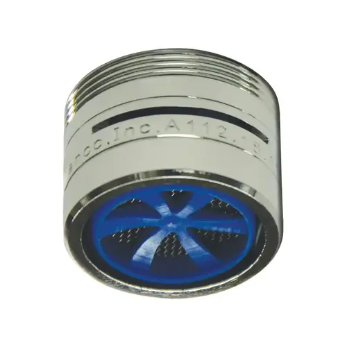 Danco 9D00010489 Faucet Aerator, 15/16-27 x 55/64-27 Male x Female Thread, Brass, Chrome Plated, 1.5 gpm