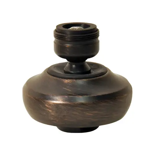 Danco 9D00010503 Swivel Sprayrator, 15/16-27 x 55/64-27 Male x Female Thread, Brass, Oil Rubbed Bronze, 1.5 gpm