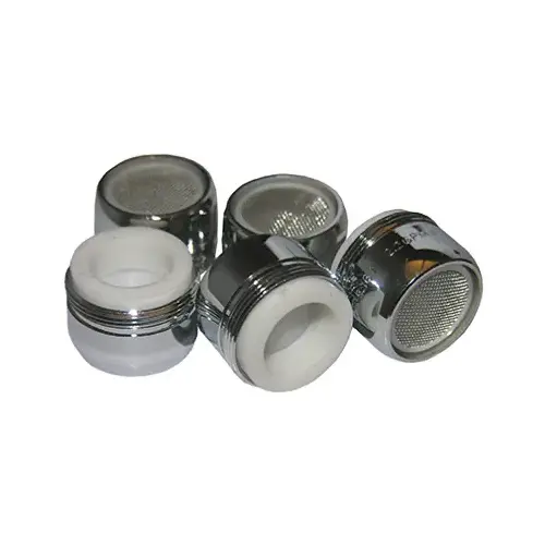 LARSEN SUPPLY CO., INC. 09-9017 Aerator, Chrome, 15/16 MPT x 55/64 In. FPT x 27 Thread, 5-Pk.