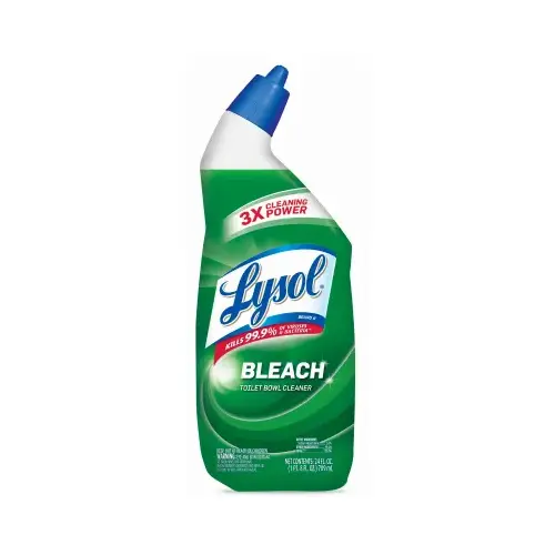 LYSOL 1920098014 1920075055 Toilet Bowl Cleaner, 24 oz Can, Liquid, Apple, Blue