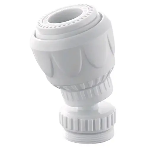PlumbCraft 7610800T Swivel Aerator Dual Thread White White