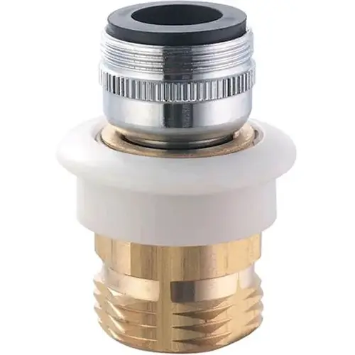 PlumbCraft 7612100LF Dishwasher Adapter Chrome Chrome