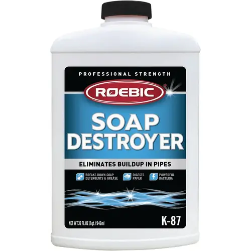Roebic K87SD-Q-12 32 Oz. Soap Destroyer Drain Opener & Cleaner