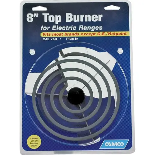 Camco 00153 Top Burner, 240 V, 2100 W, Plug