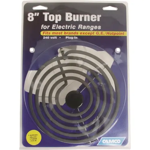 Camco 00253 Top Burner, 240 V, 2100 W, Plug