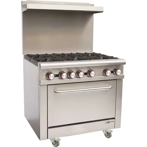 Magic Chef M36GR 36 in. Commercial Gas Range in Stainless Steel