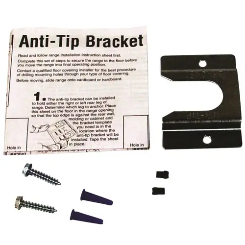 Whirlpool 00-8273888A Range Anti Tip Kit Silver