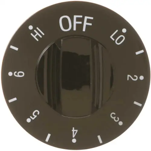 GE WB03X10276 Range Black Control Knob with Numbers
