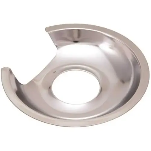 PIRATE BRANDS 651029 Electric Range Universal Drip Pan in Chrome, 6 in. - pack of 6