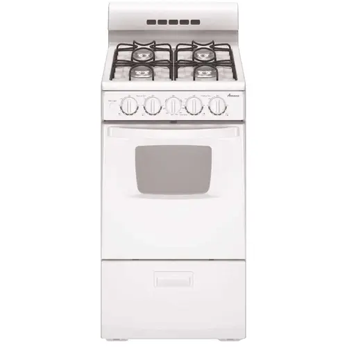 Amana Tool AGG222VDW 20 in. 2.6 cu. ft. Gas Range in White
