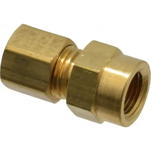 Eaton 661X4 Compression Tube Connector: 1/8" Thread, Compression x FNPT