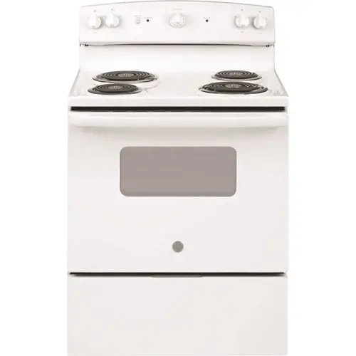 GE JBS160DMWW 30 in. 5.0 cu. ft. Freestanding Electric Range in White