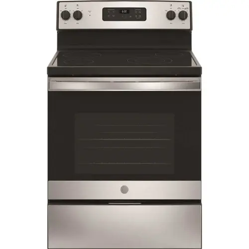 GE JBS60RKSS 30 in. 5.3 cu. ft. Freestanding Electric Range in Stainless Steel