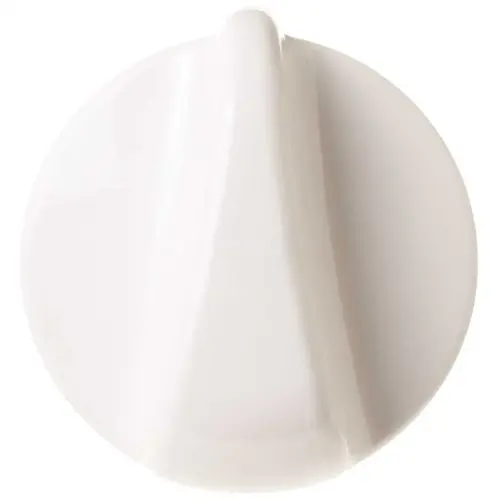 GE WB03K10201 RANGE BURNER KNOB, WHITE