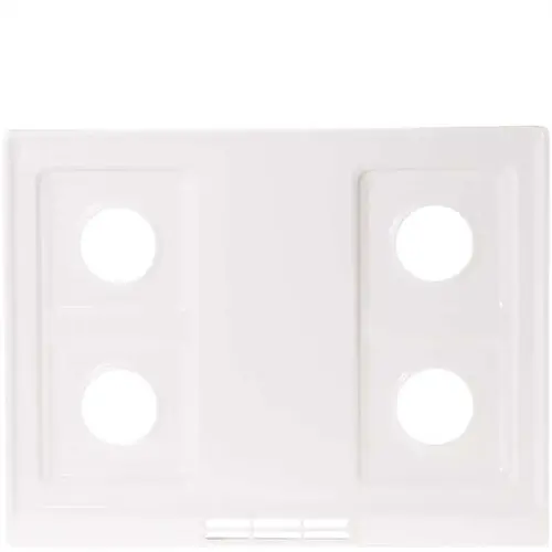 GE WB62K10001 White Range Cooktop