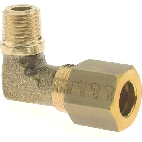 Legris 0109 08 10 Compression Tube Male Elbow: 1/8" Thread, Compression x MBSPT