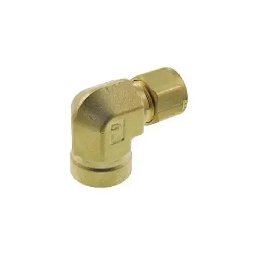 Parker 10-6 DBZ-B Compression Tube Female Elbow: 3/8" Thread, Compression x FNPT