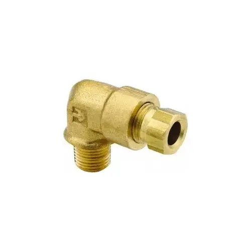 Parker 169HD-8-6 Compression Tube Male Elbow: 3/8" Thread, Compression x MNPT