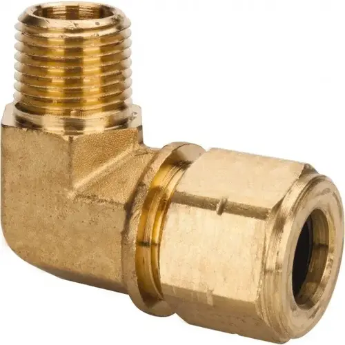 Parker 169VL-10-8 Compression Tube Male Elbow: 1/2-14" Thread, Compression x MNPT