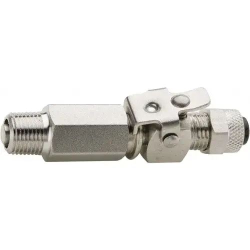 Parker 398PSS-4-2 Compression Tube Single End Shutoff Pipe Coupler: 1/8-27" Thread, Compression x MNPT