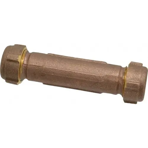 LEGEND VALVE 303-123 3/8" Pipe, 1/2" Copper Tube, Brass Compression Pipe Coupling