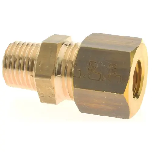 Legris 0105 10 13 Compression Tube Connector: 1/4" Thread, Compression x MBSPT