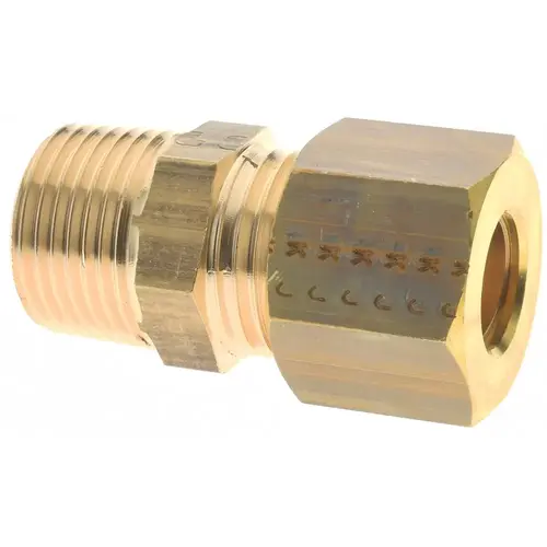 Legris 0105 10 17 Compression Tube Connector: 3/8" Thread, Compression x MBSPT