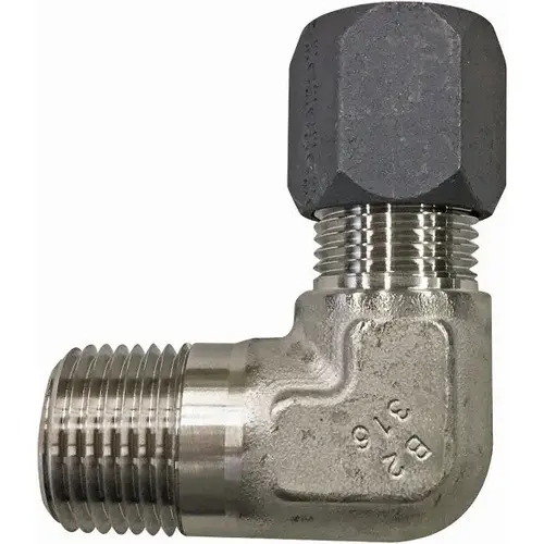 MSC F-32-ME Compression Tube Male Elbow: 2-11-1/2" Thread, 2" Tube OD, Compression x MPT