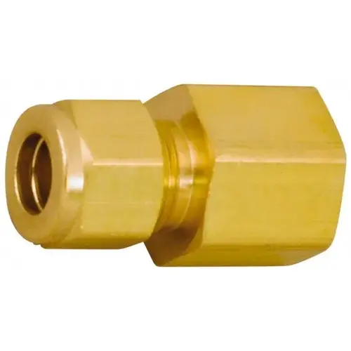 Parker 10-8 GBZ-B Compression Tube Connector: 1/2" Thread, Compression x FNPT