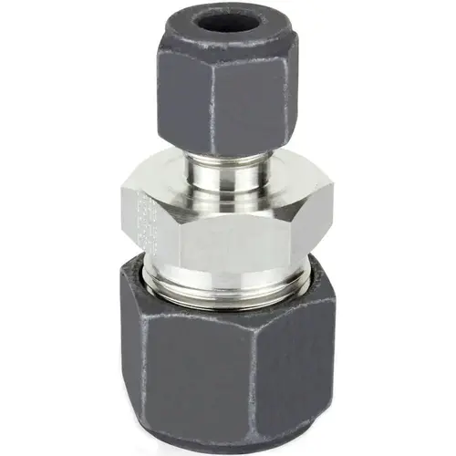 Parker 10-8 HBZ-SS Compression Tube Union: Compression x Compression